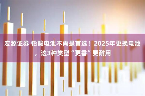 宏源证券 铅酸电池不再是首选!2025年更换电池,这3种类型“更香”更耐用