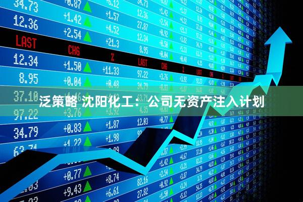 泛策略 沈阳化工：公司无资产注入计划