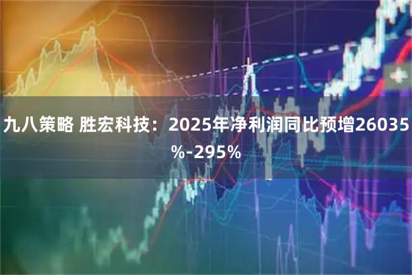 九八策略 胜宏科技：2025年净利润同比预增26035%-295%