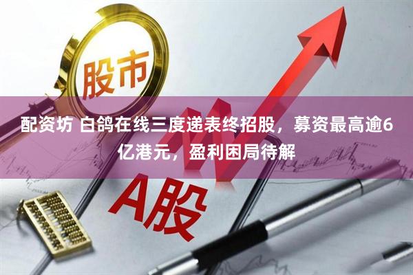 配资坊 白鸽在线三度递表终招股，募资最高逾6亿港元，盈利困局待解